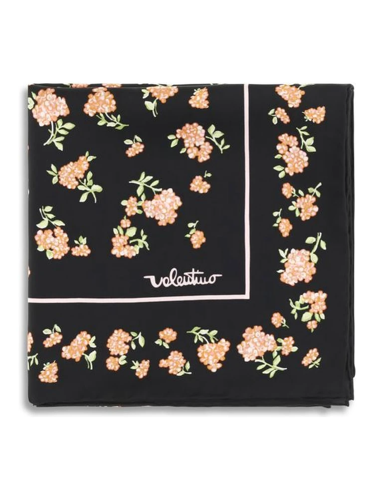 Black Silk Scarf