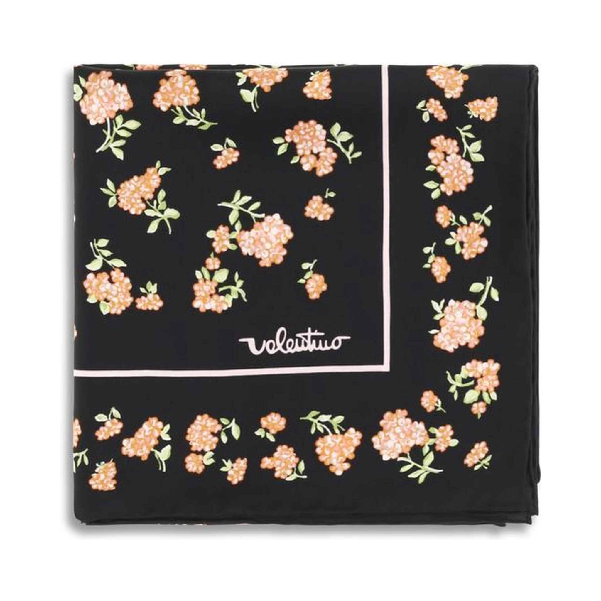 Black Silk Scarf