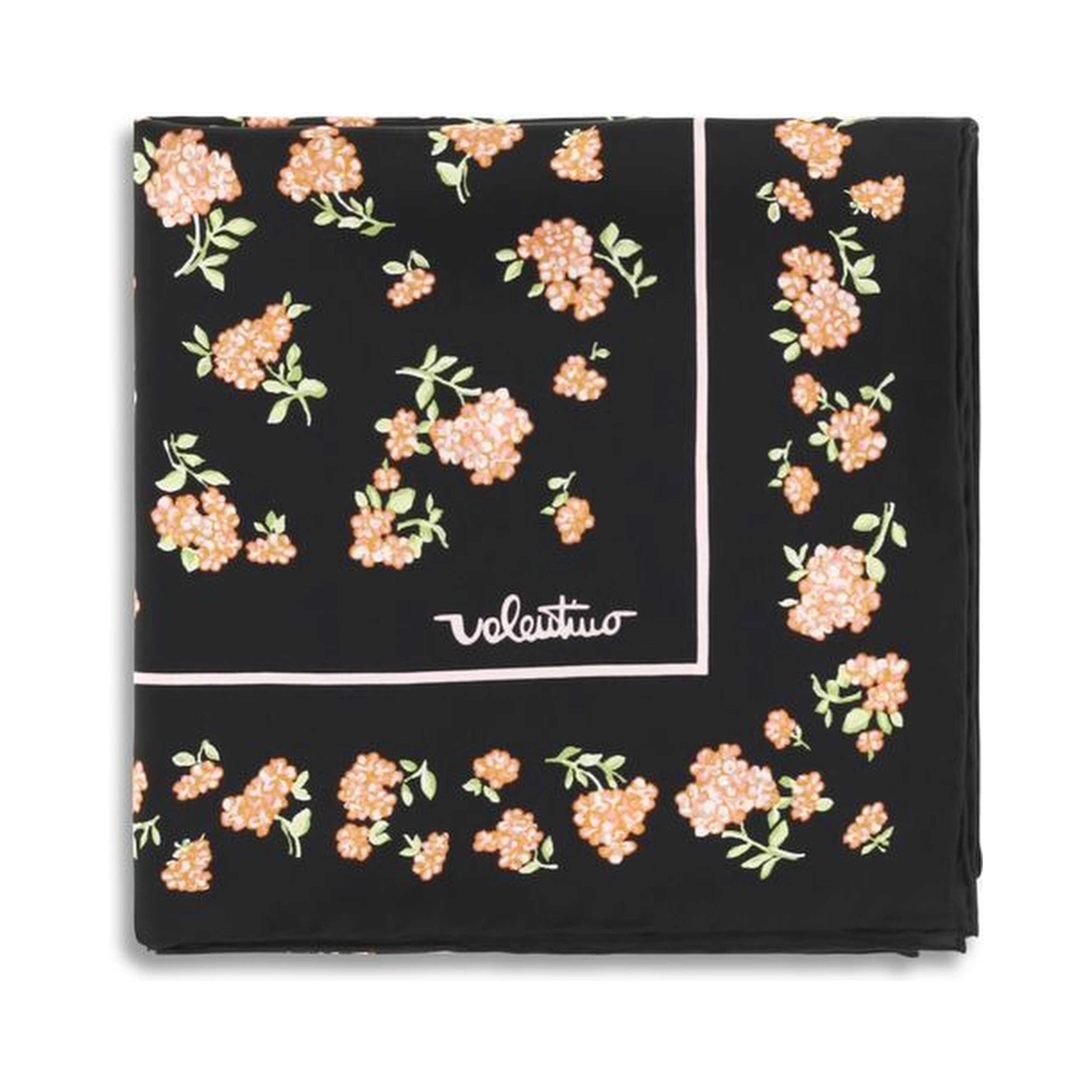 Black Silk Scarf