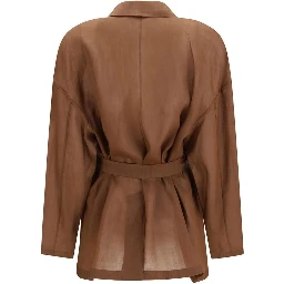 Brown Ramie Coat