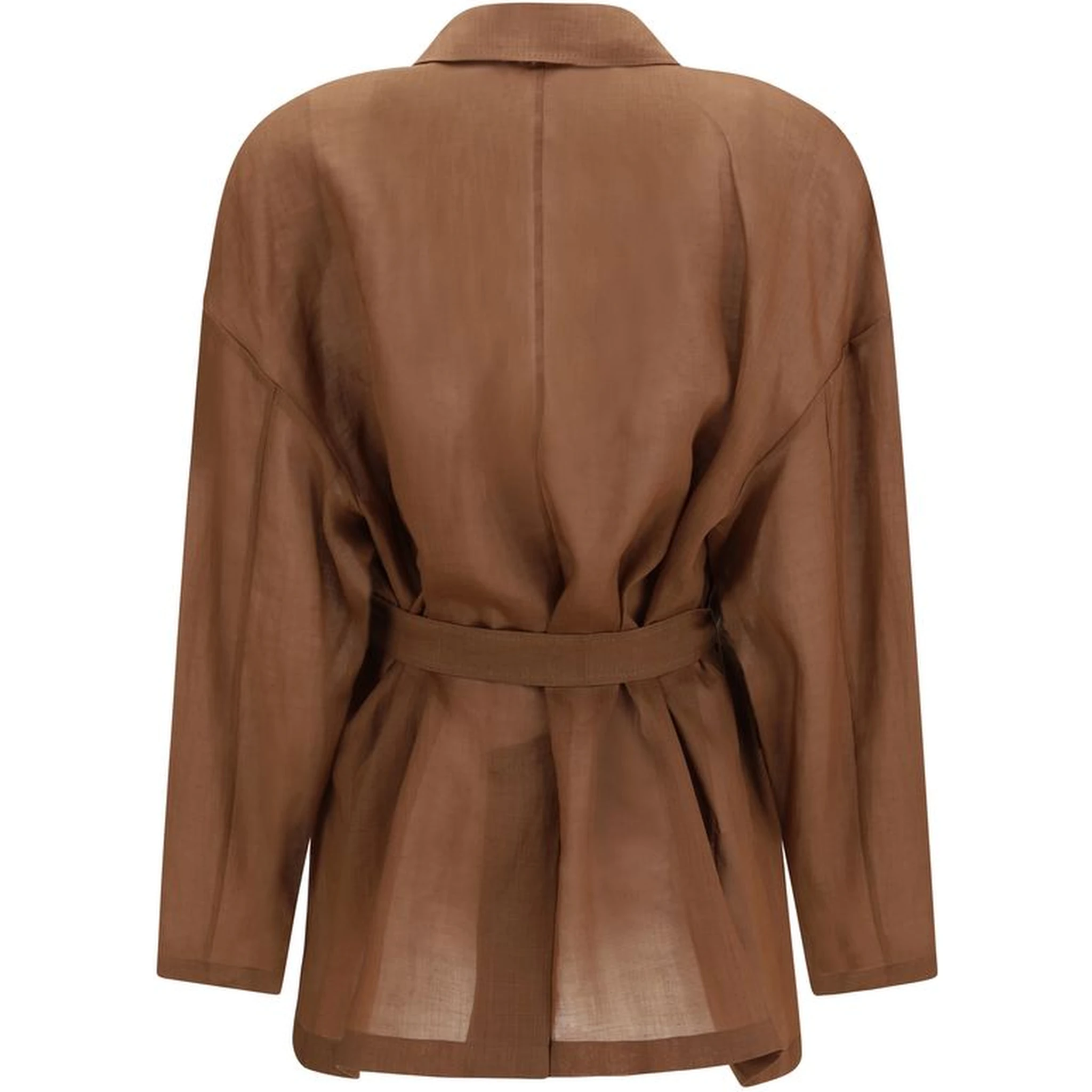Brown Ramie Coat