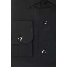 Grey Cotton Men Shirt