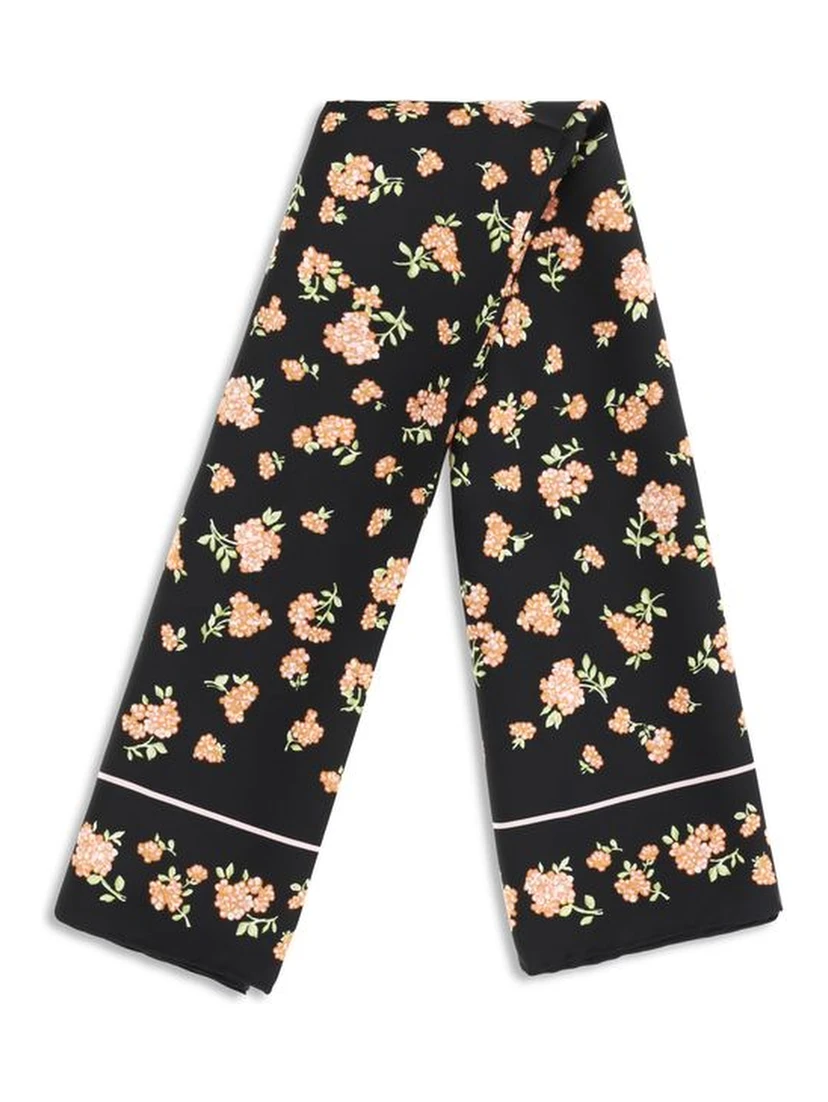 Black Silk Scarf