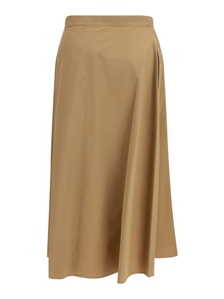 Beige Cotton Midi Skirt alternative