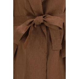 Brown Ramie Coat