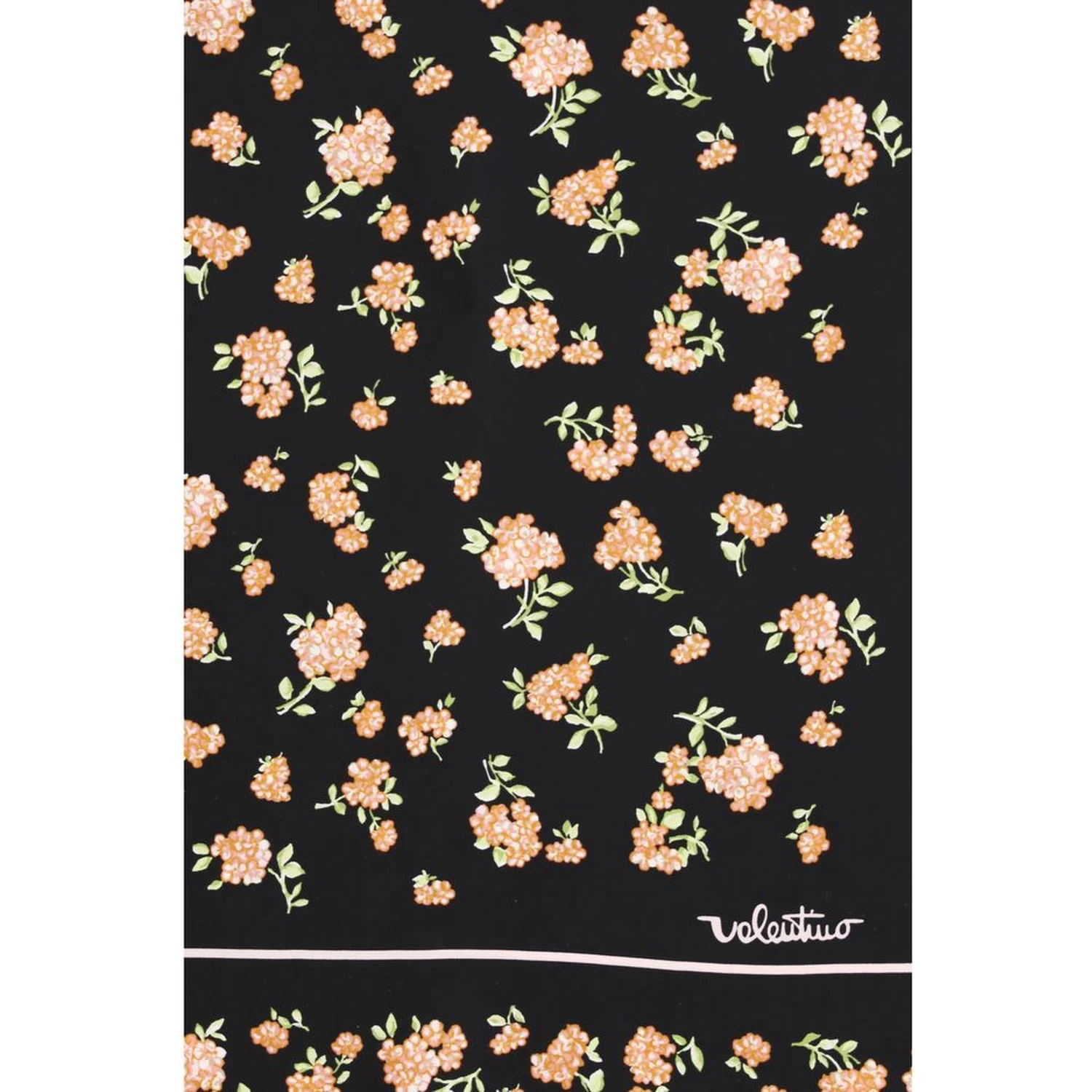 Black Silk Scarf