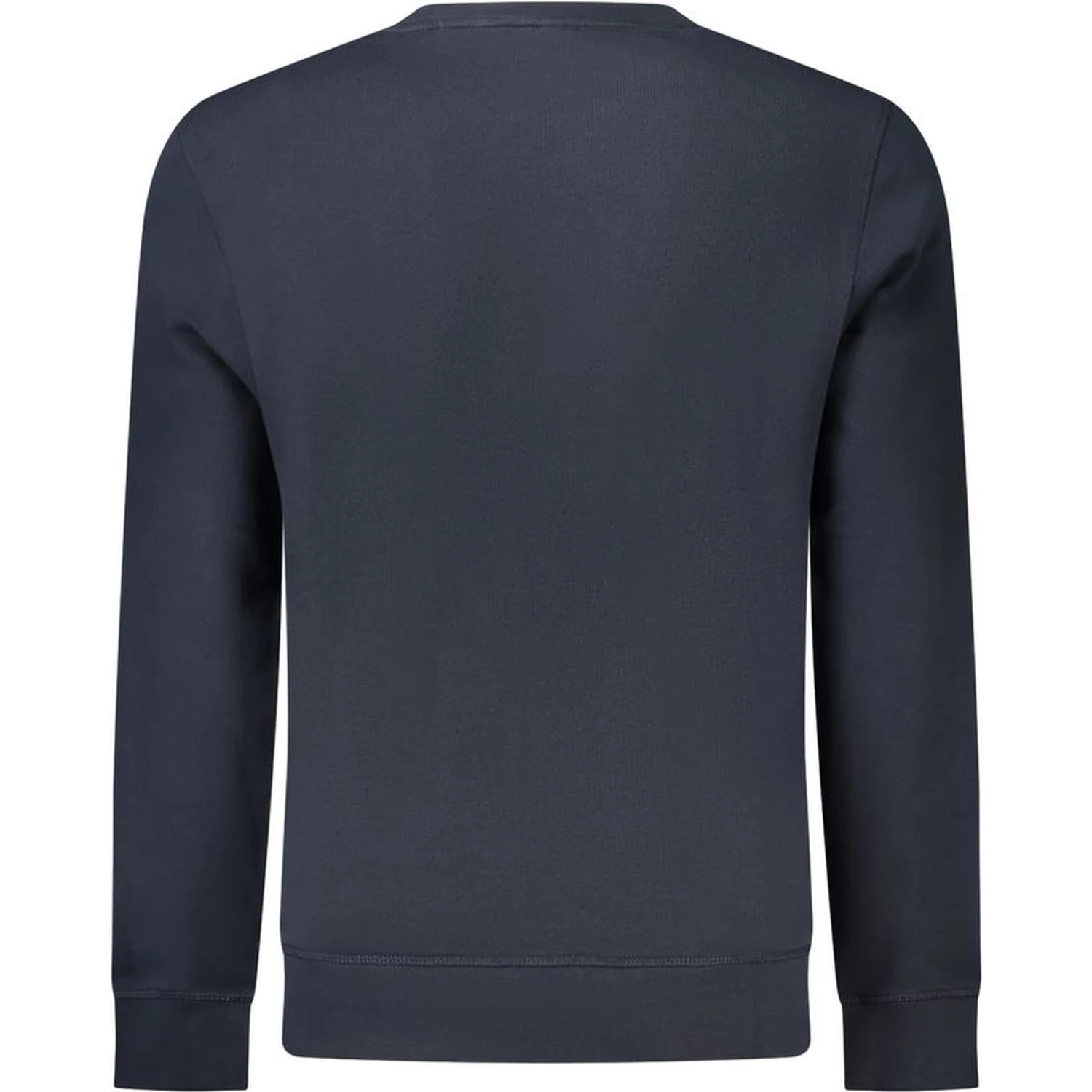 Blue Cotton Men Sweatshirt