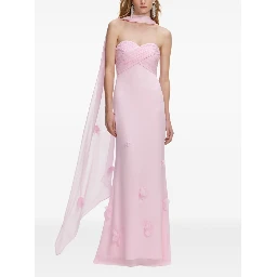 فستان سيلف بورتريه وردي