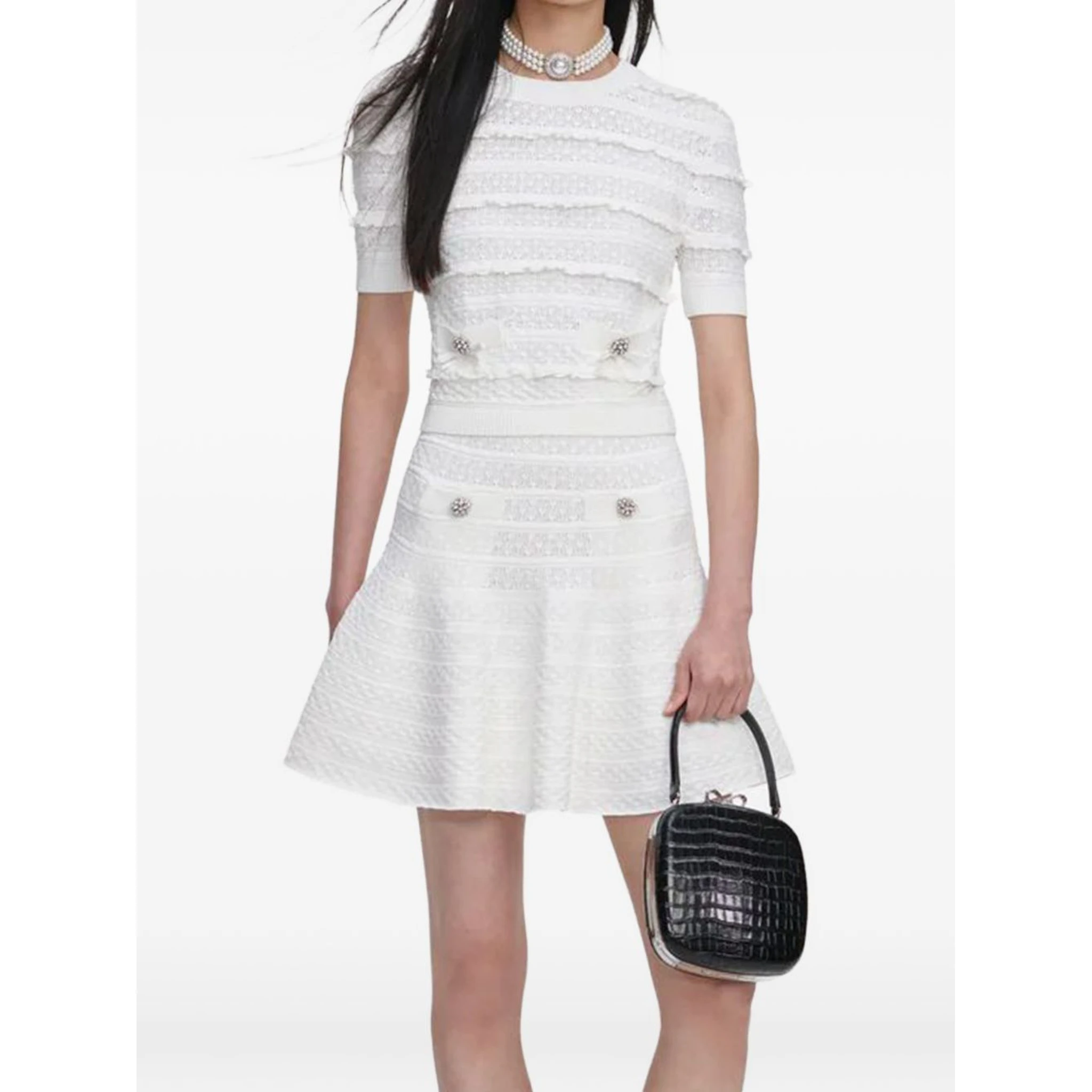 SELF PORTRAIT Top White