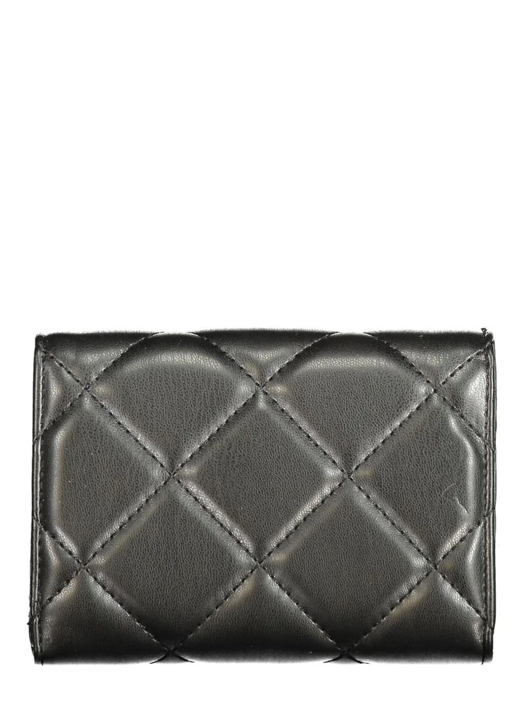 Nero Polyurethane Women Wallet alternative