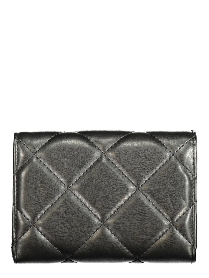 Nero Polyurethane Women Wallet