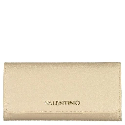 Beige Polyurethane Women Wallet