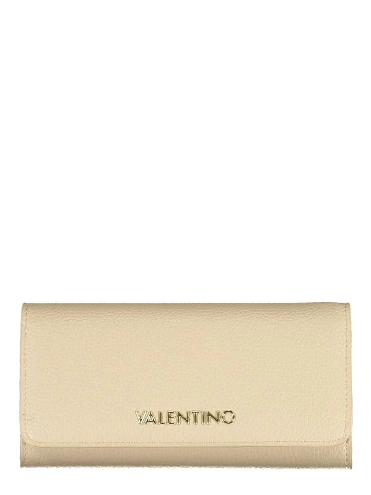 Beige Polyurethane Women Wallet