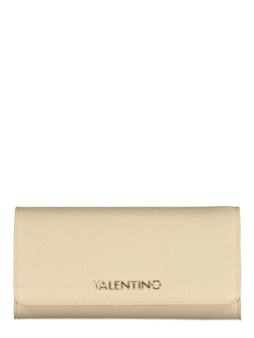 Beige Polyurethane Women Wallet