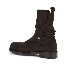 Brown Calf Leather Bos Taurus Lace-Up Boots