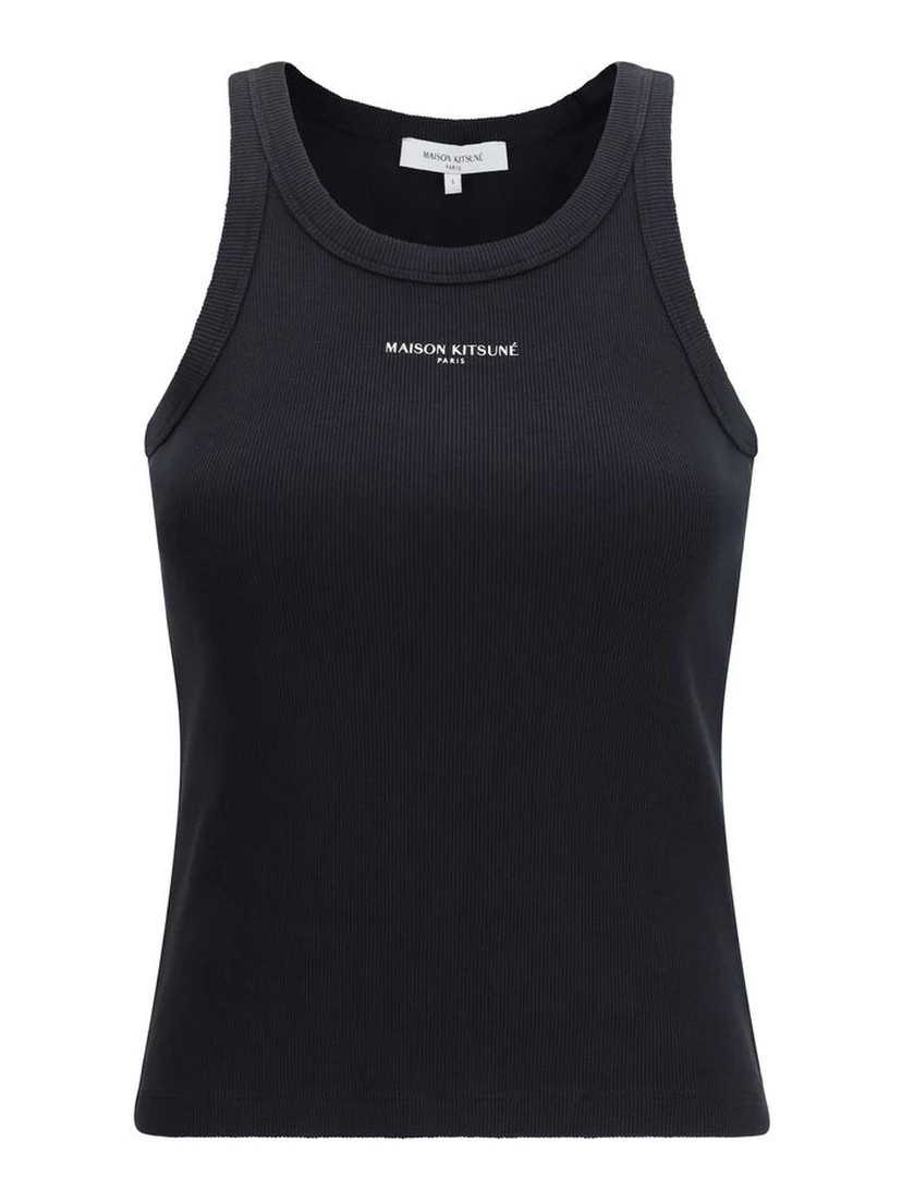 Black Cotton Tank Tops