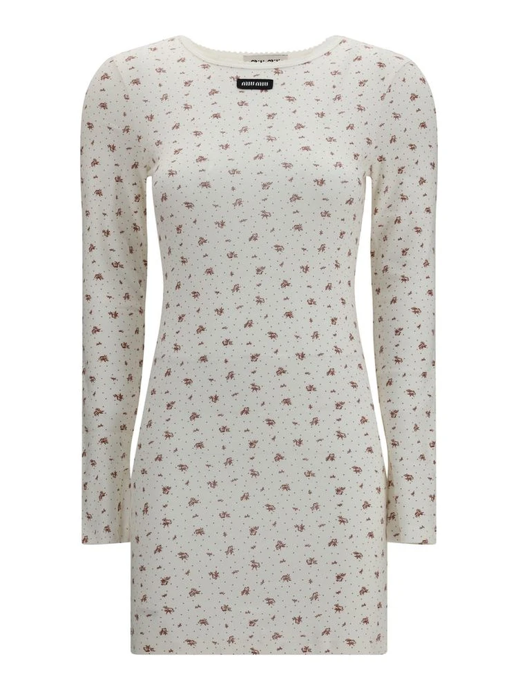 White Cotton Casual Dress