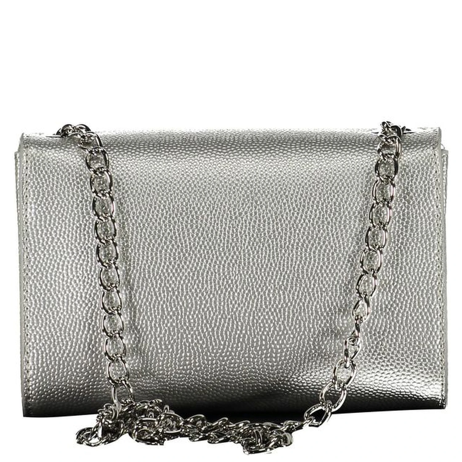Argento Polyurethane Women's Handbag