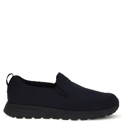 Blue Fabric Sneakers