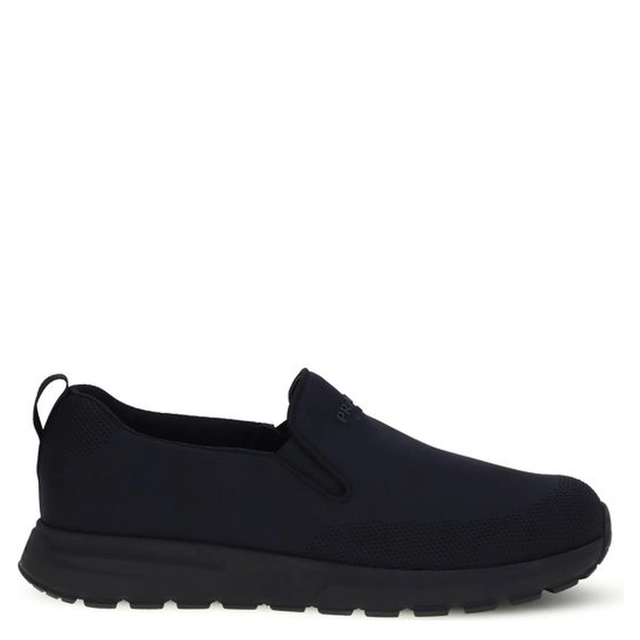 Blue Fabric Sneakers