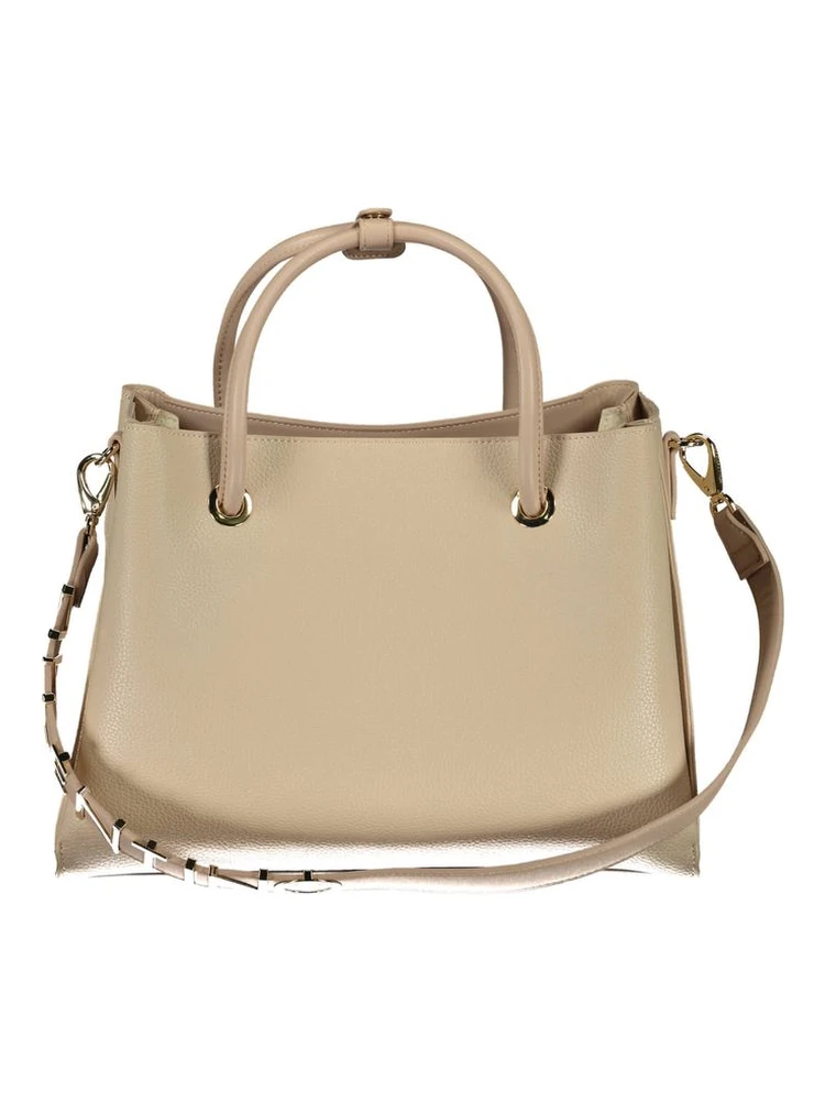 Beige Polyurethane Women Handbag alternative