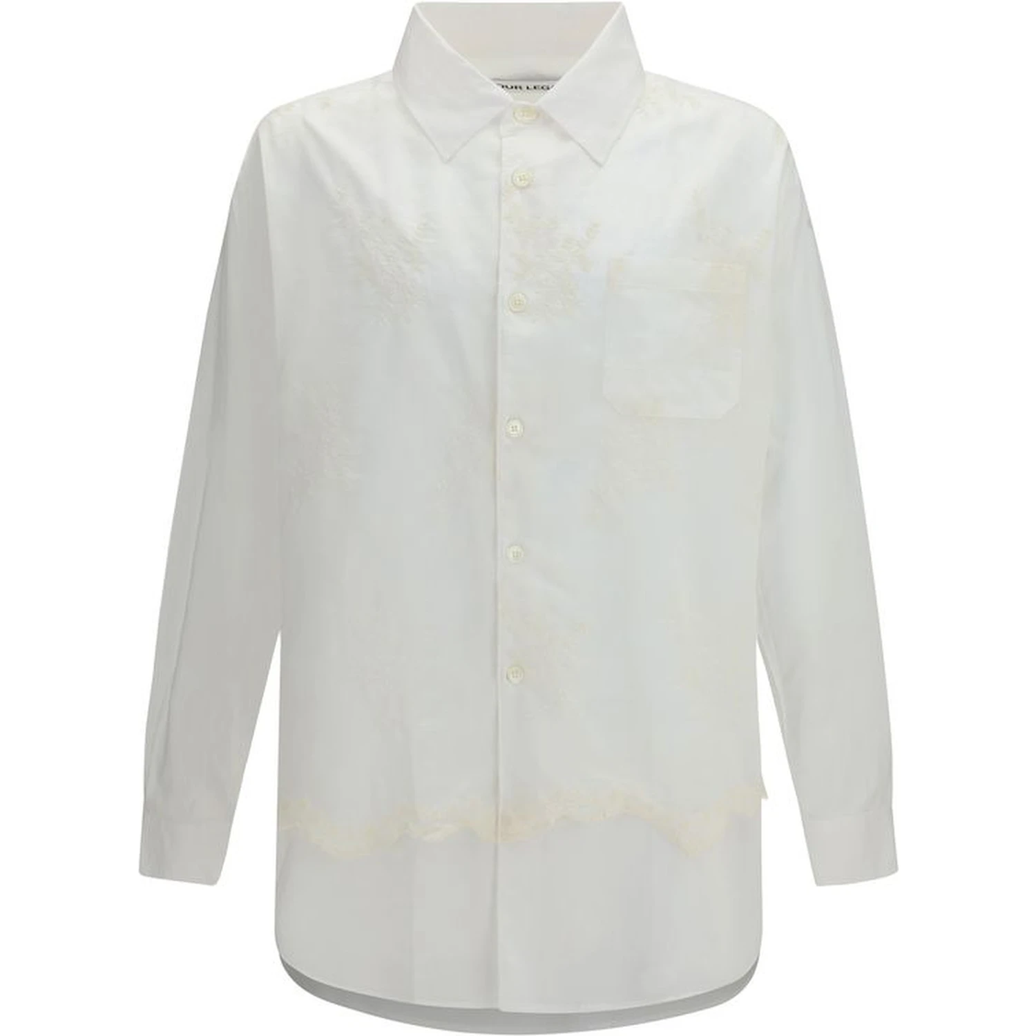 White Cotton Dress Shirt