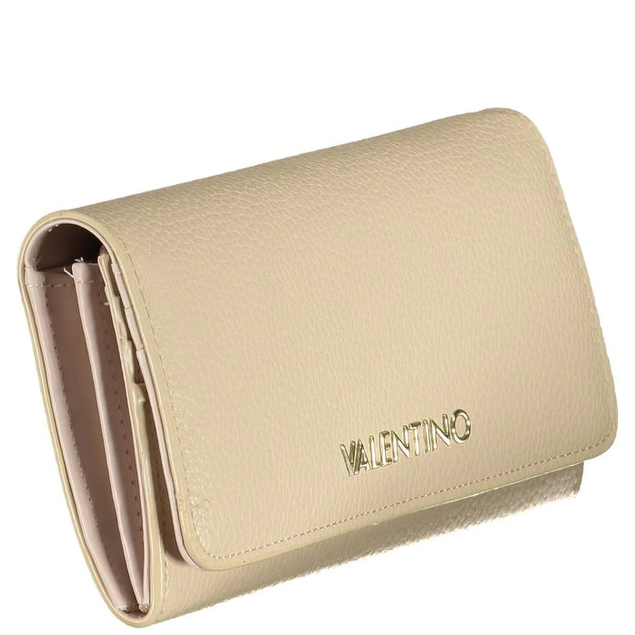 Beige Polyurethane Women Wallet
