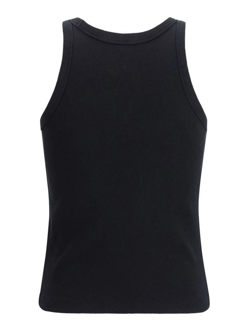 Black Cotton Tank Tops