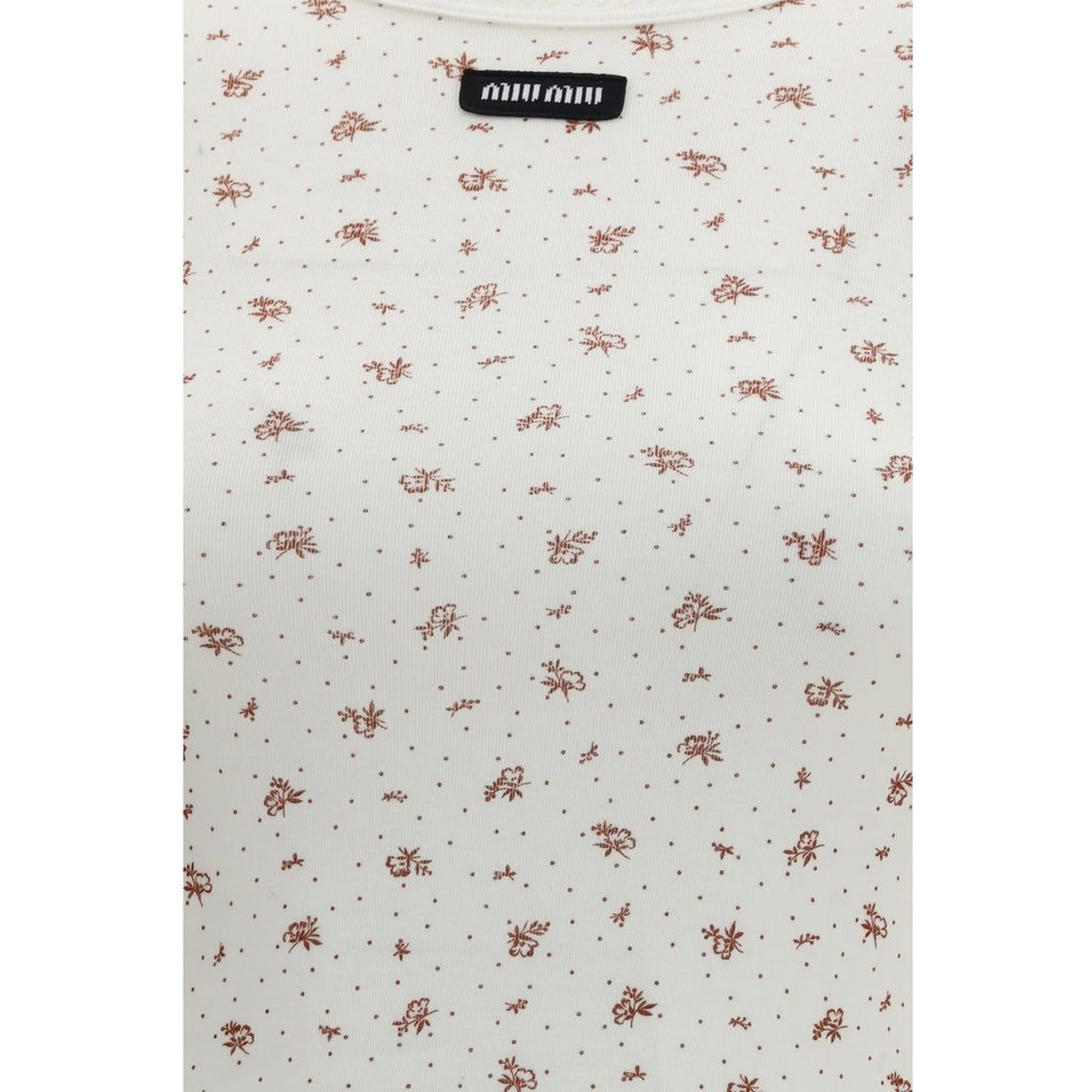 فستان قطني أبيض كاجوال