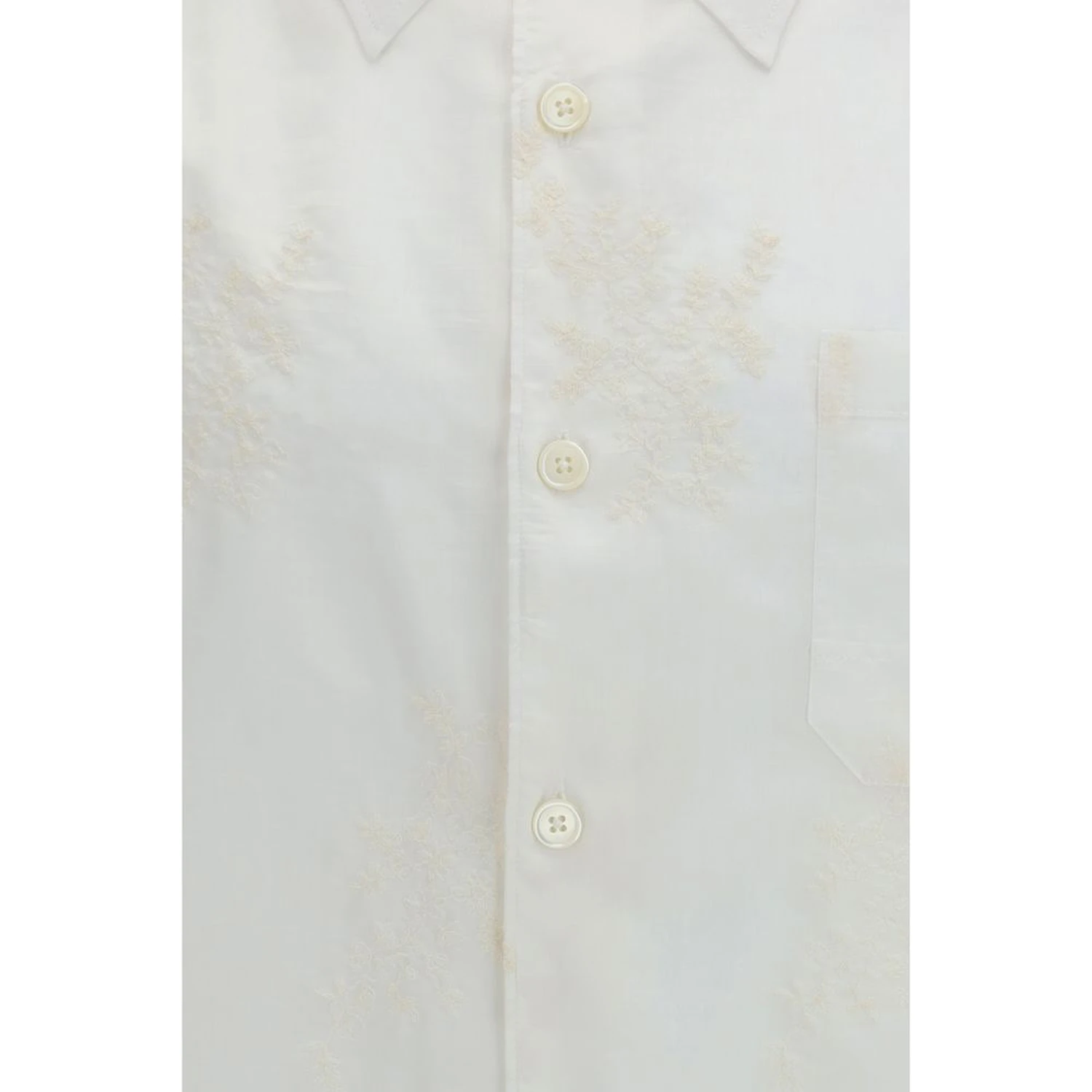 White Cotton Dress Shirt