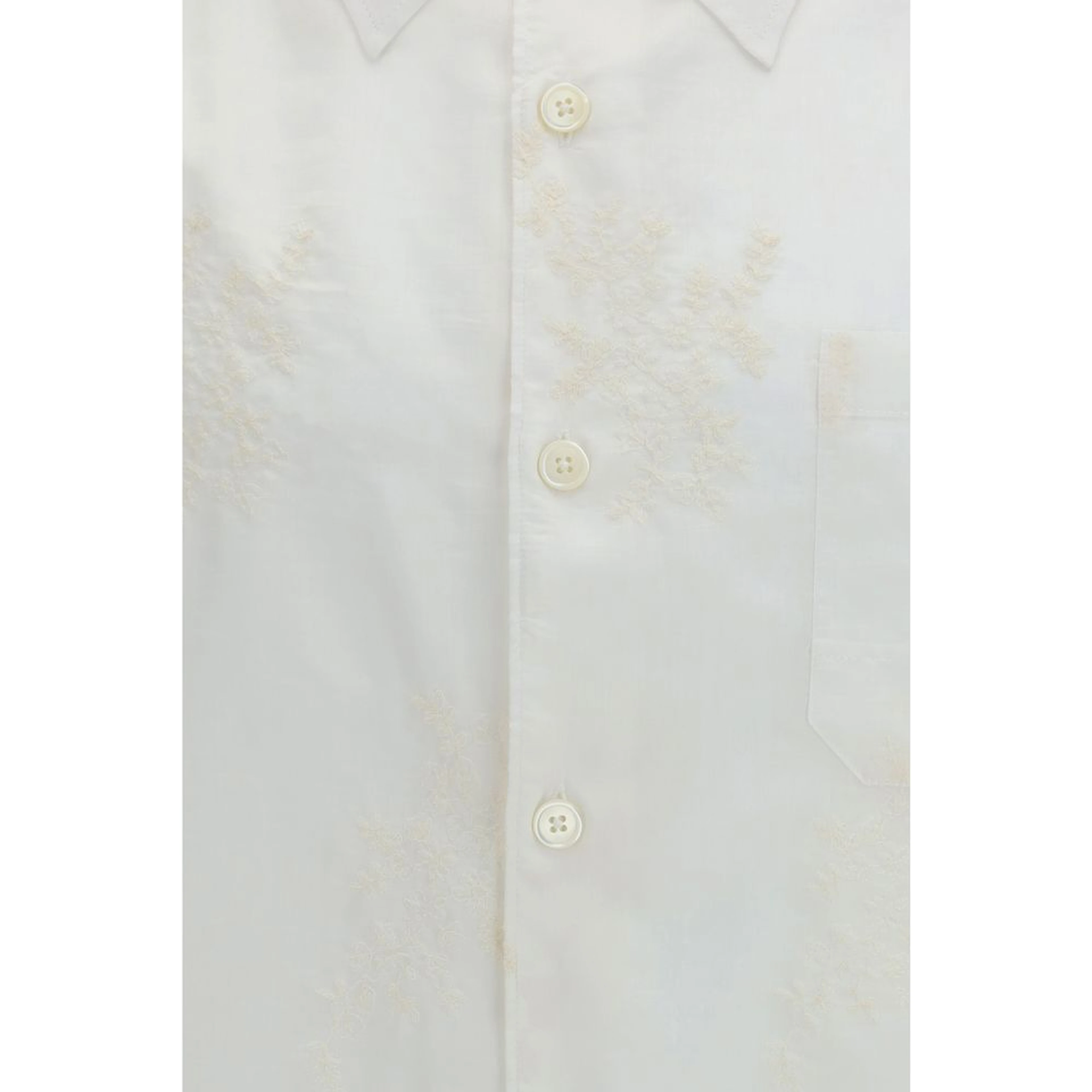 White Cotton Dress Shirt