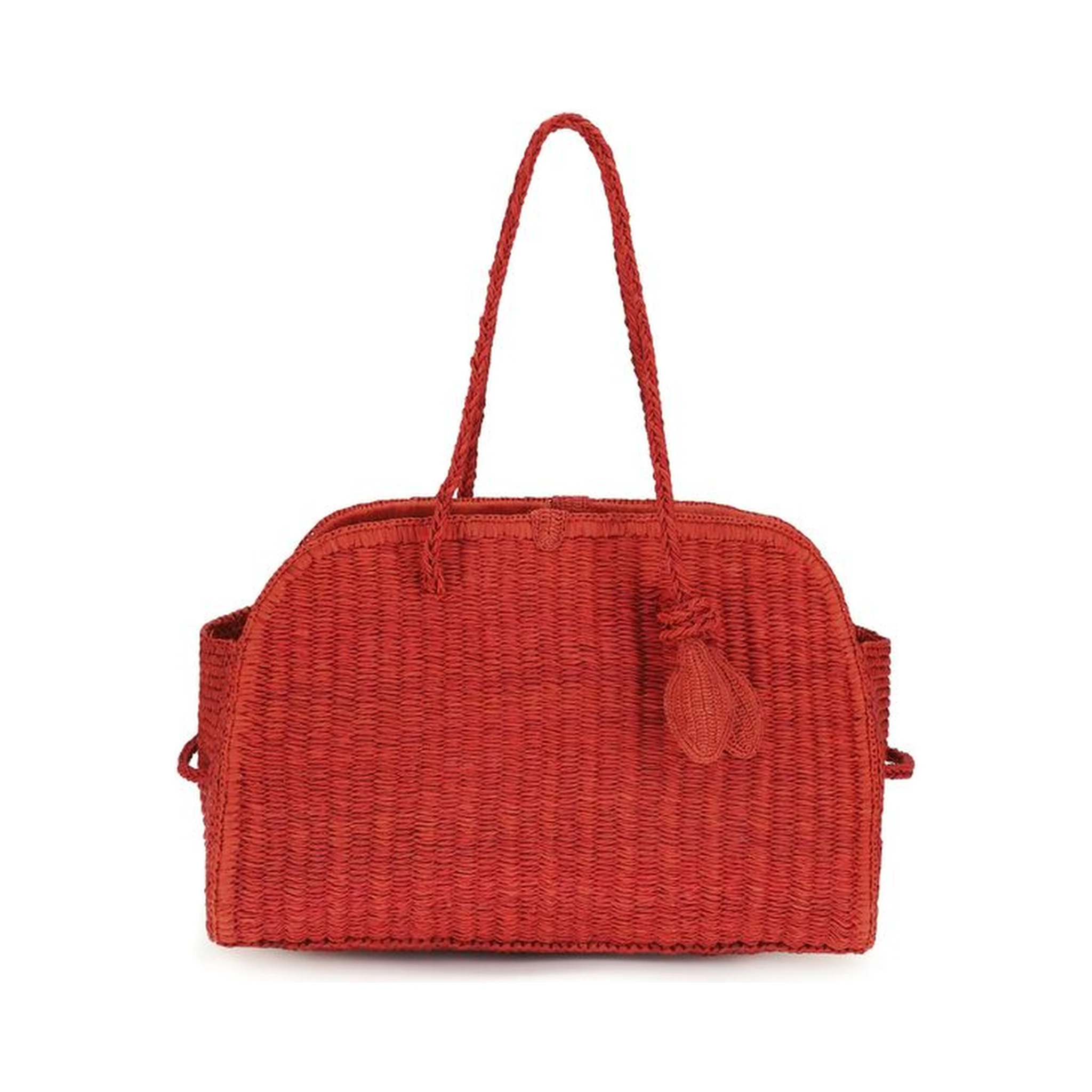 Multicolor Raffia Handbag