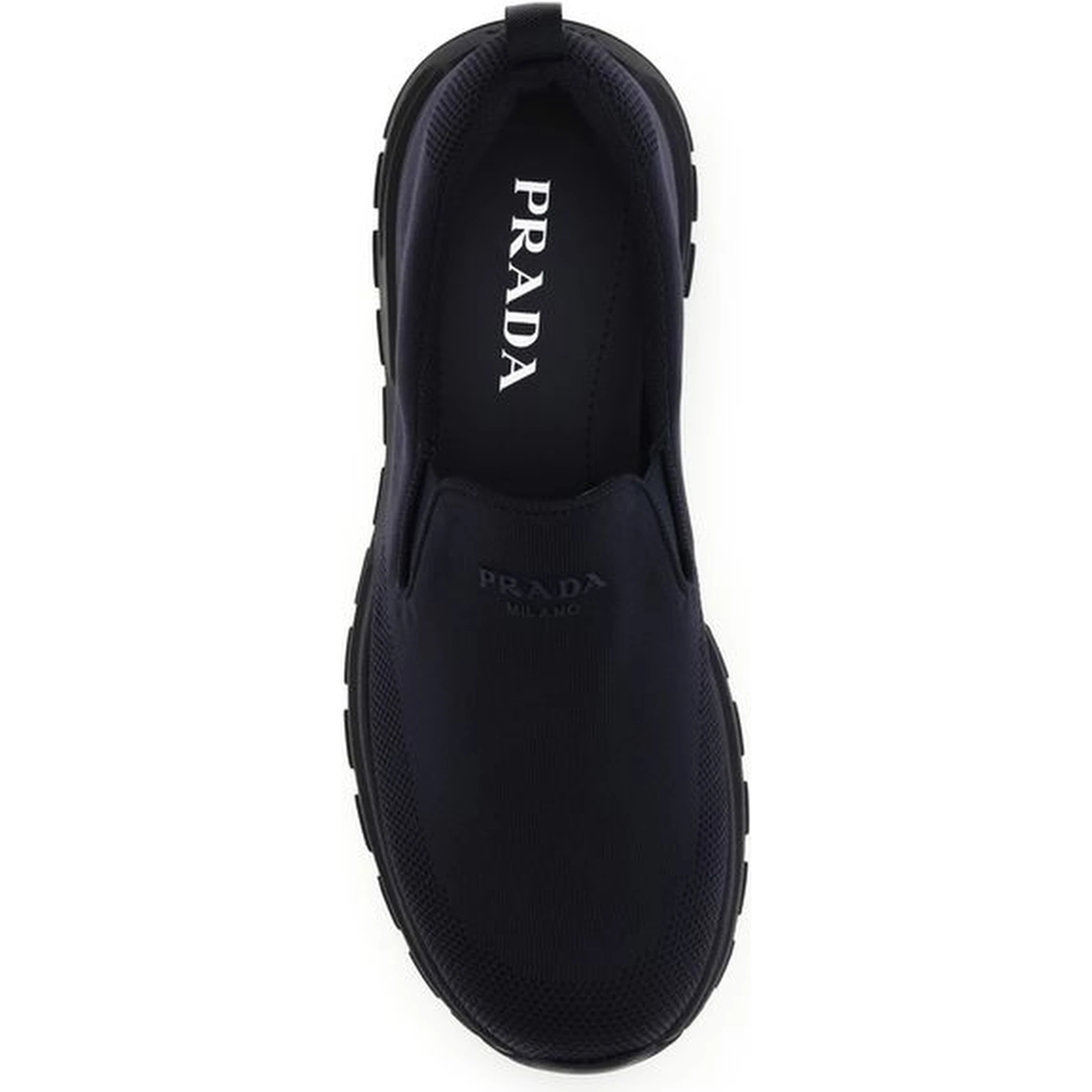 Blue Fabric Sneakers