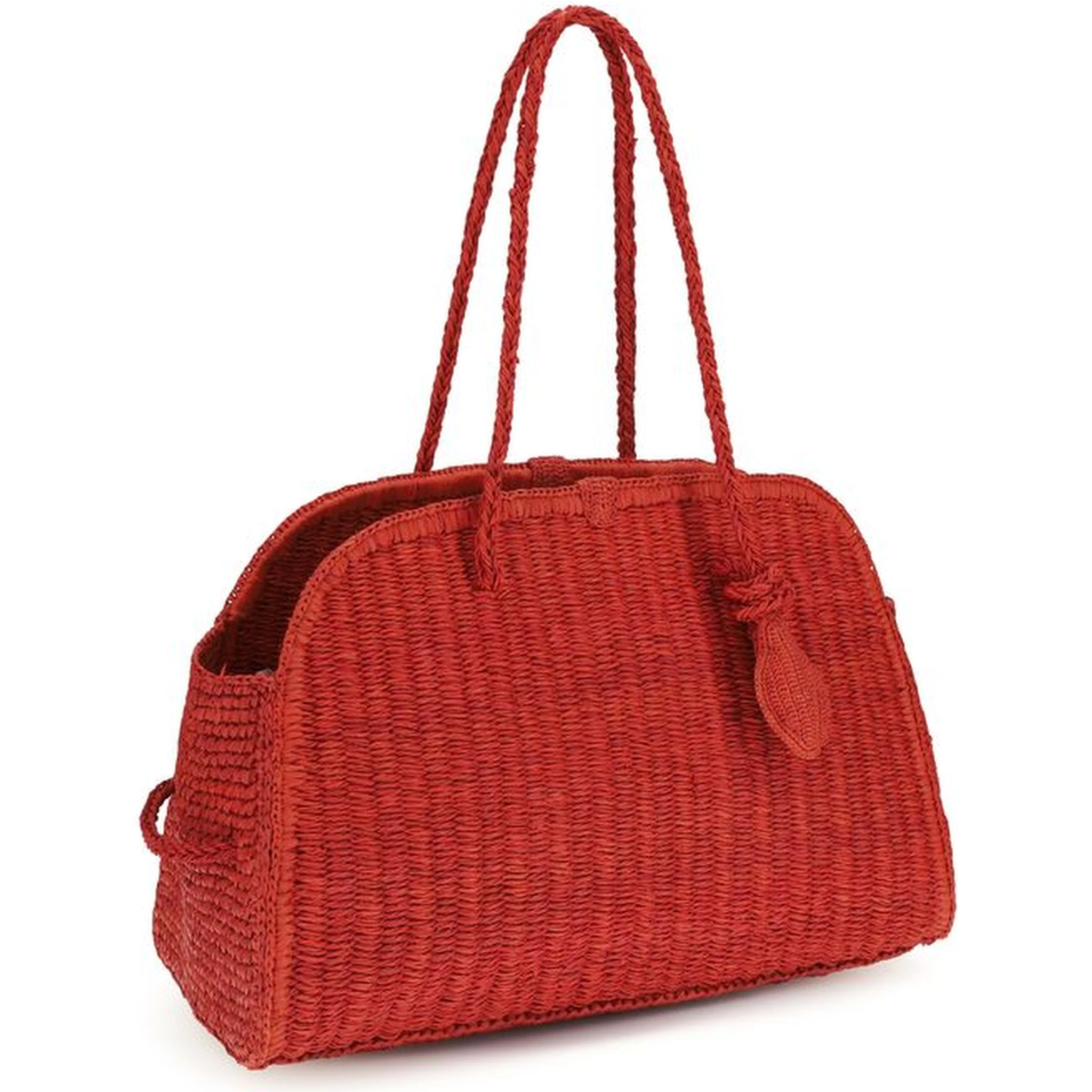 Multicolor Raffia Handbag