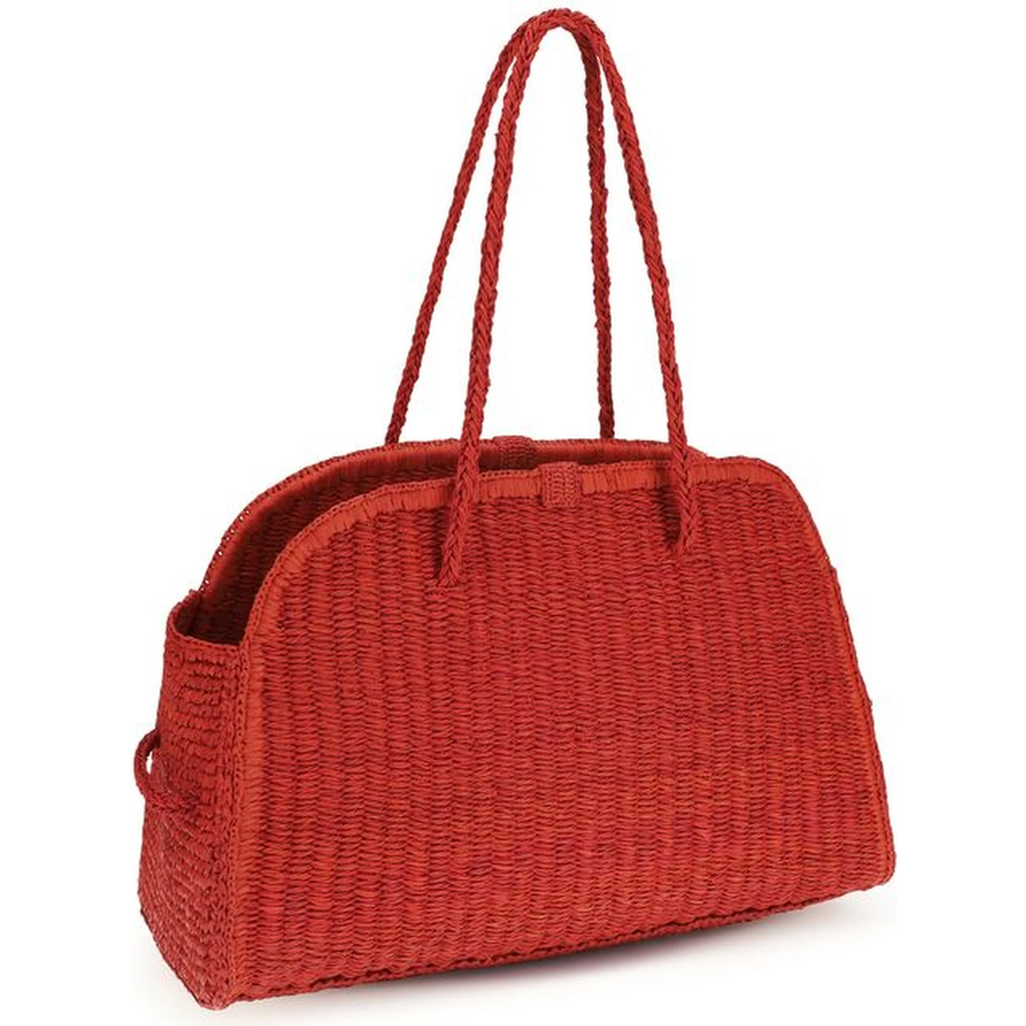 Multicolor Raffia Handbag