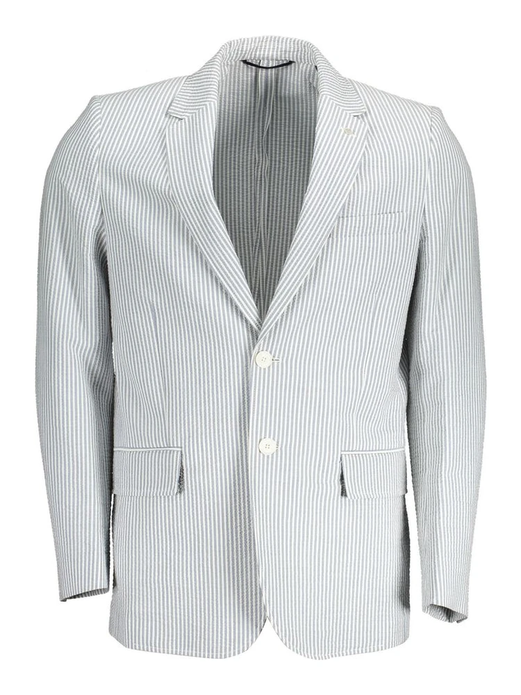 White Cotton Men's Jacket