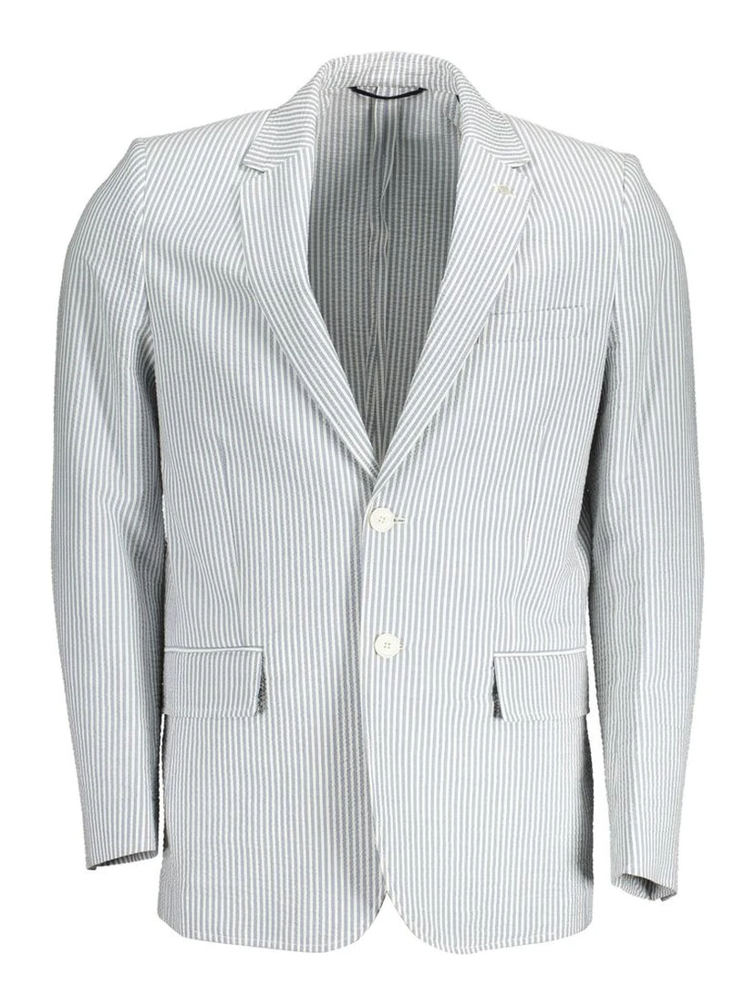 White Cotton Men's Jacket