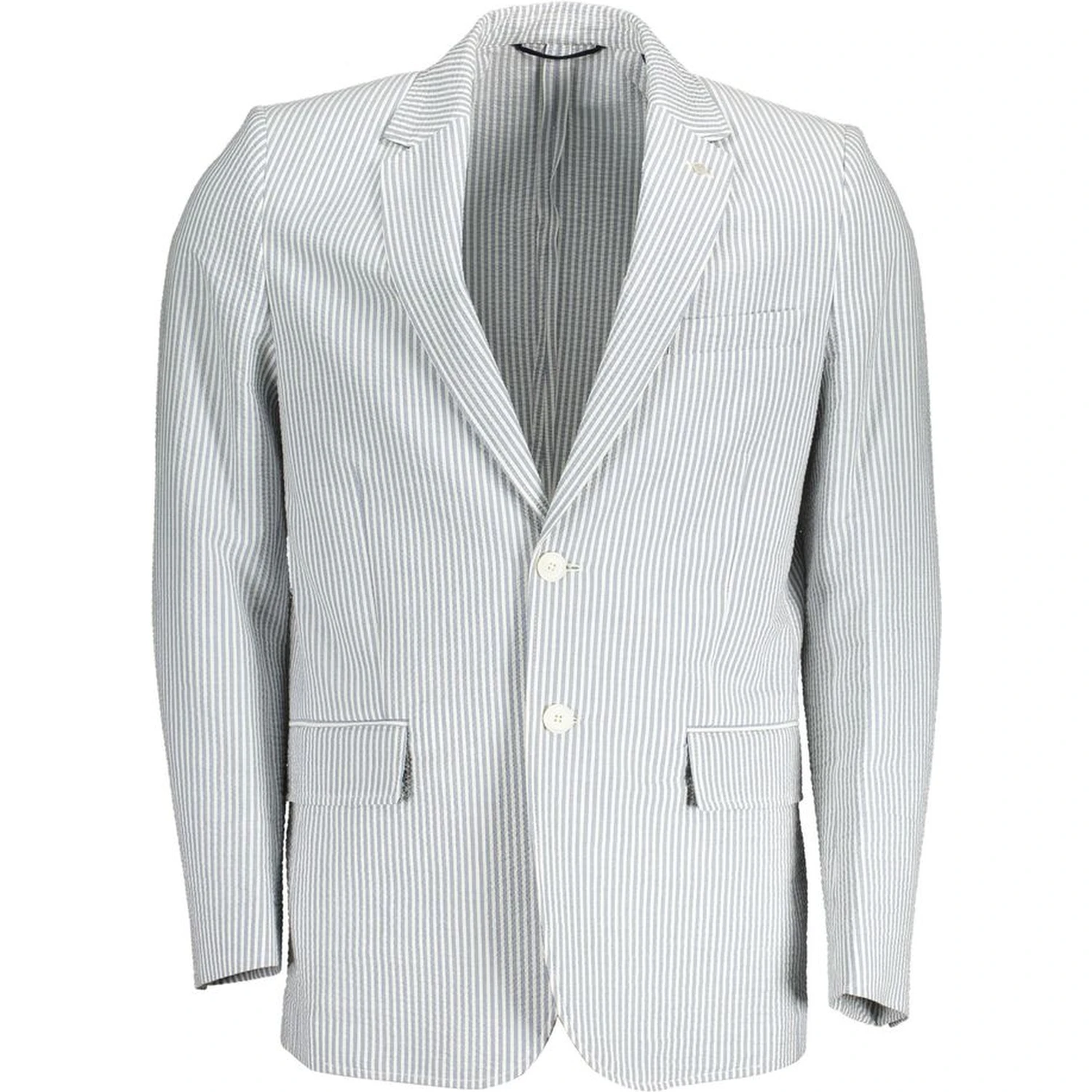 White Cotton Men's Jacket