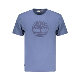 Blue Organic Cotton Men T-Shirt