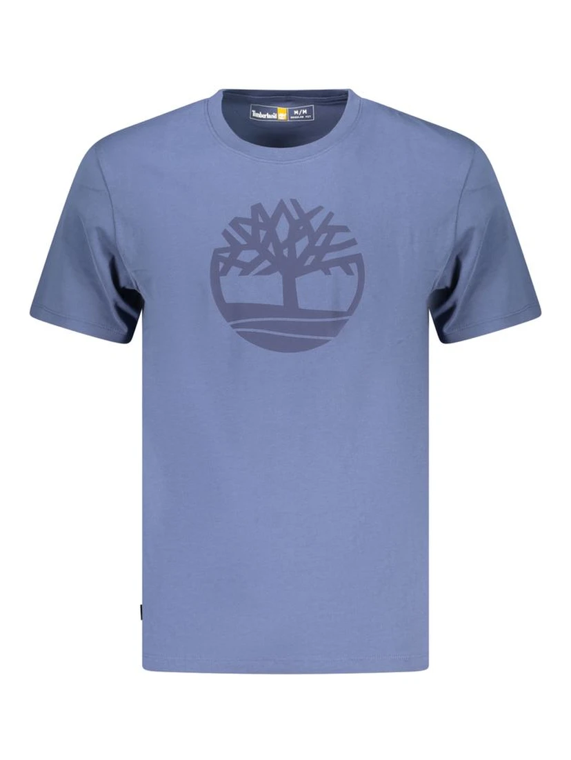 Blue Organic Cotton Men T-Shirt