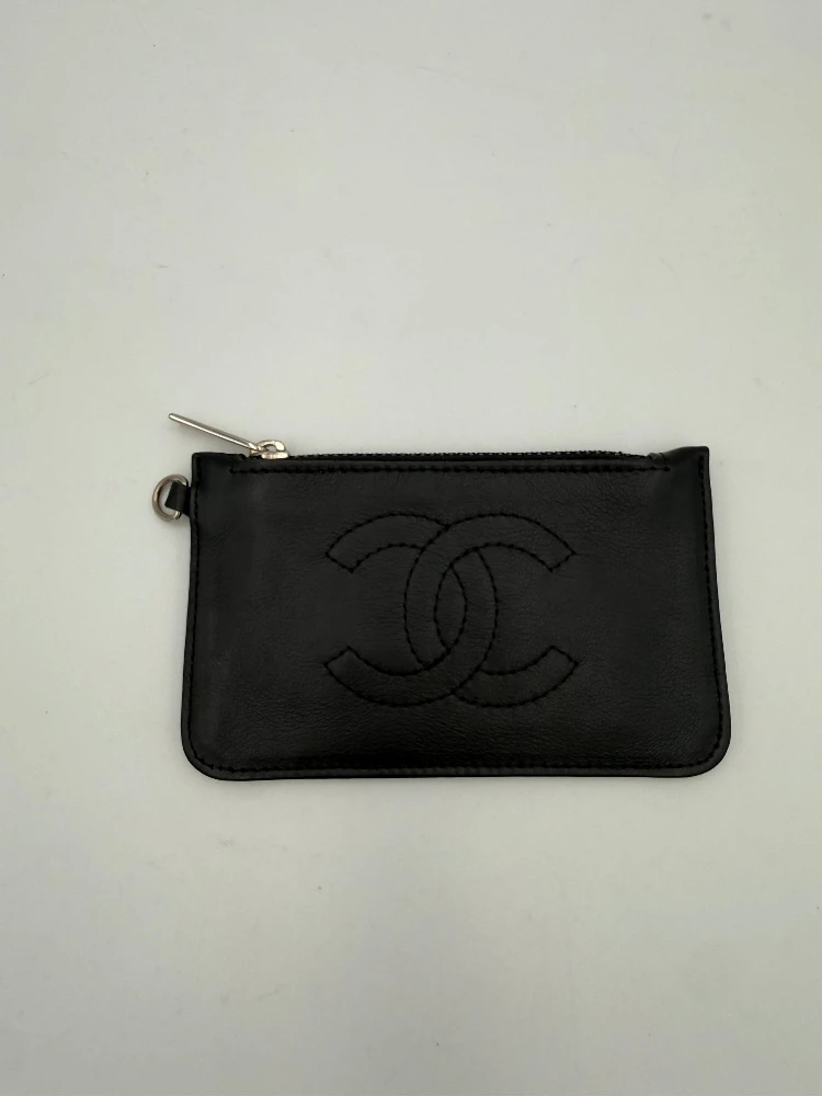 CHANEL Lamb Leather Coin Purse/Card Holder