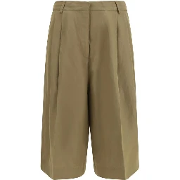 Beige Viscose Knee Length