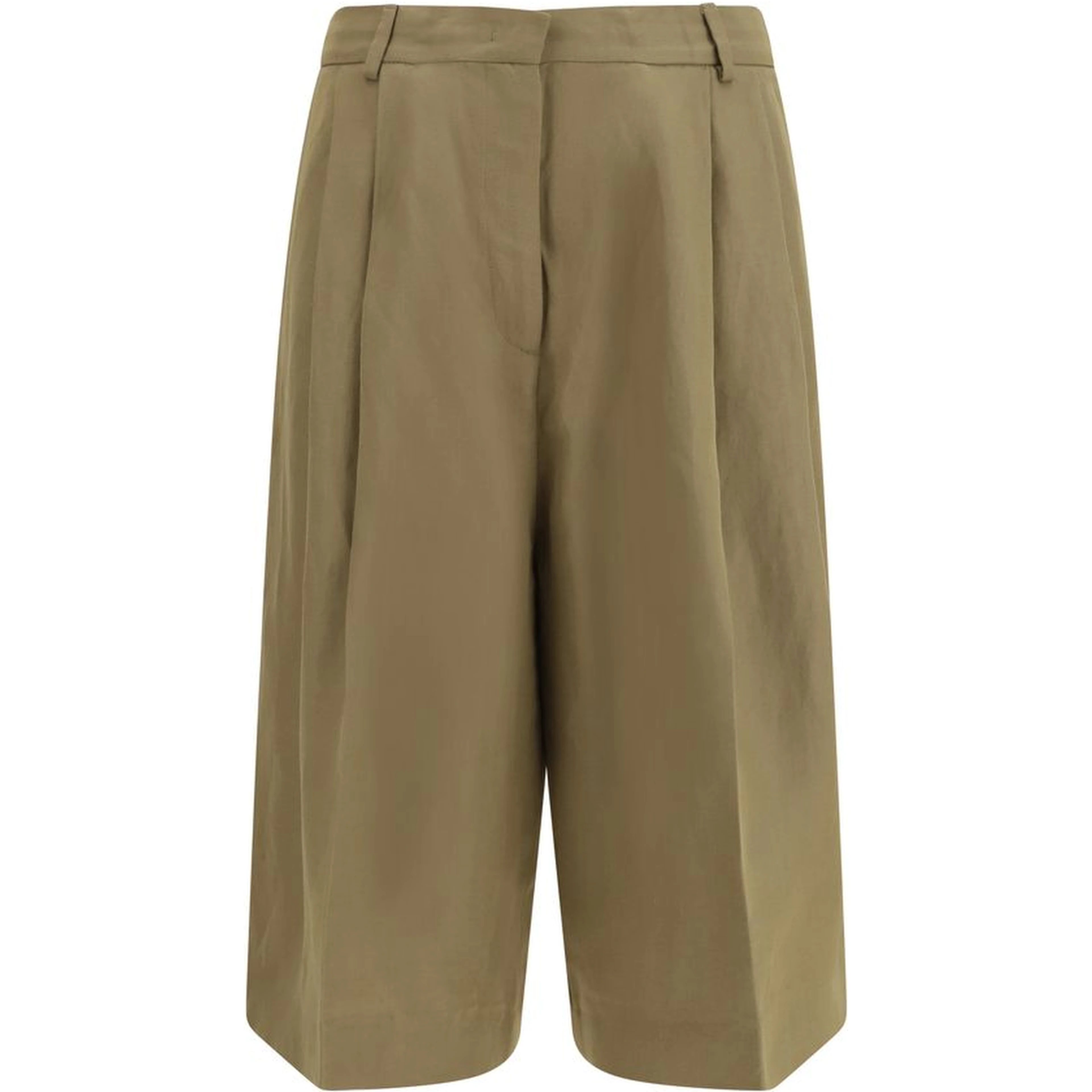 Beige Viscose Knee Length