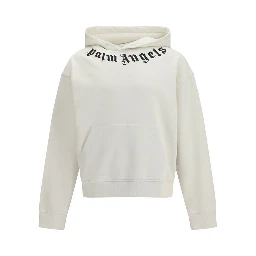 سويت شيرت قطني أبيض