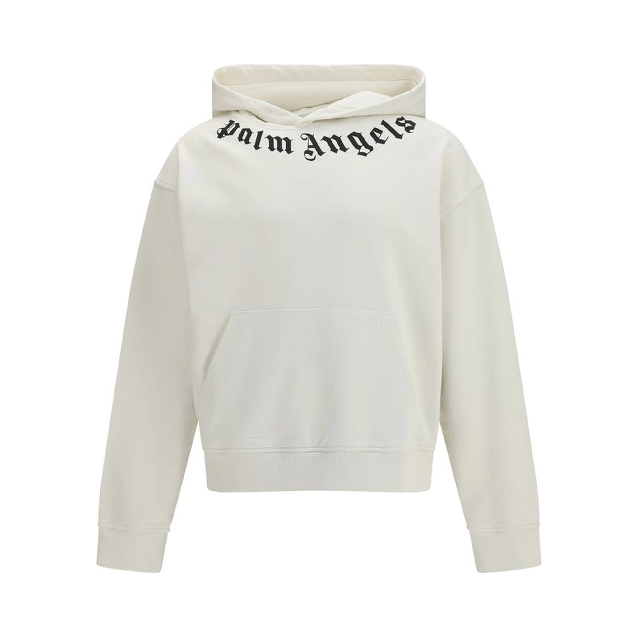 سويت شيرت قطني أبيض