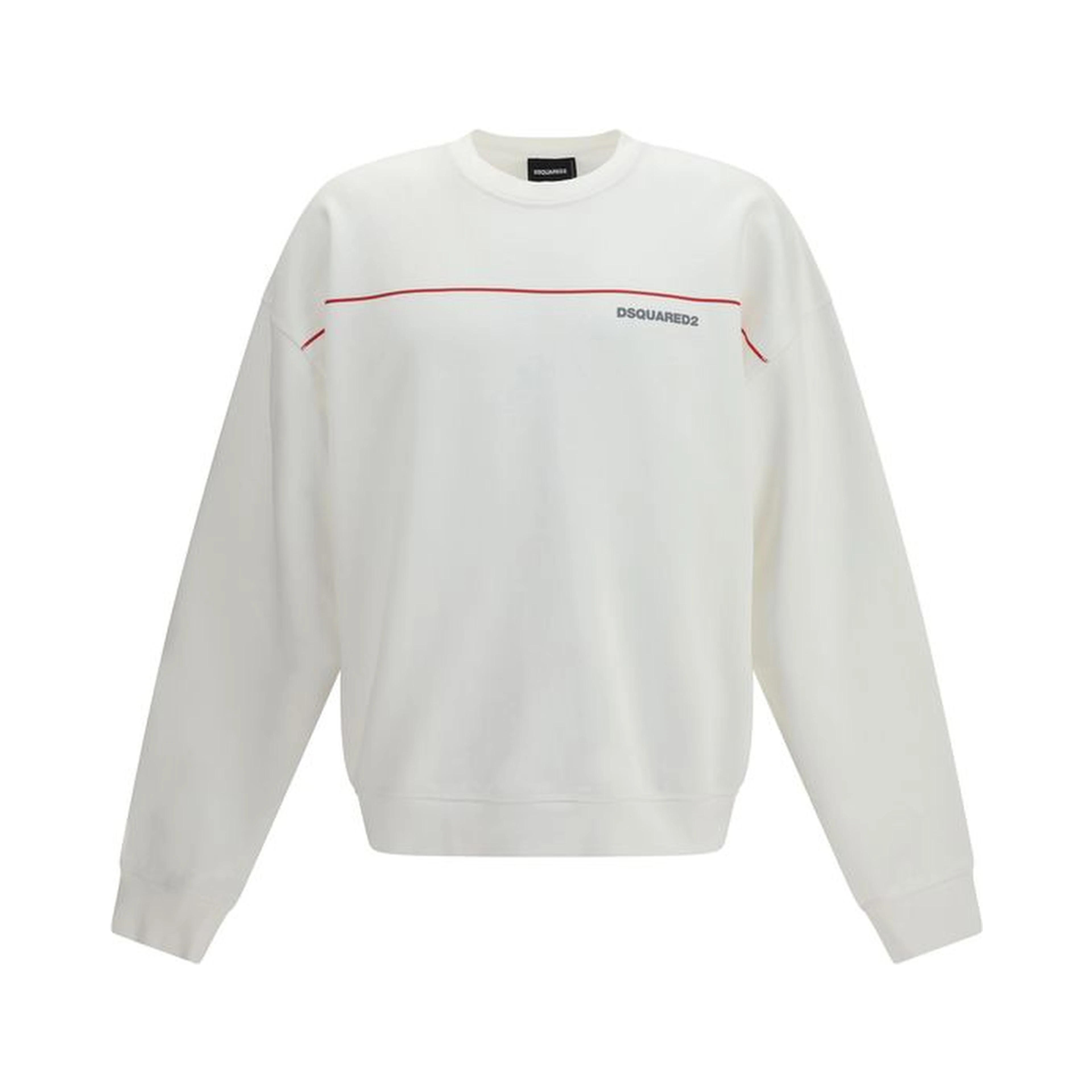 White Cotton Sweatshirt