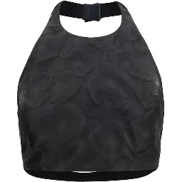 Black Silk Pattern Shirt