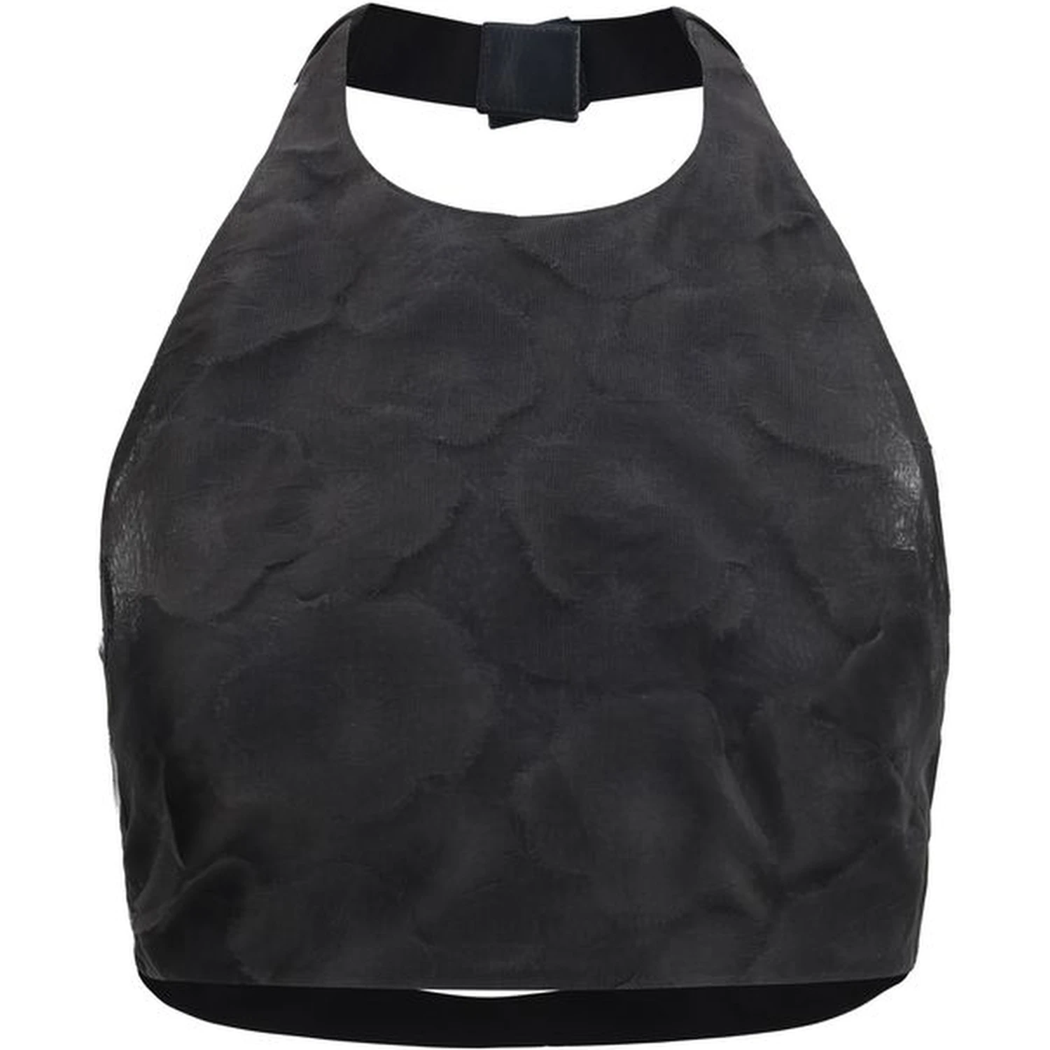 Black Silk Pattern Shirt
