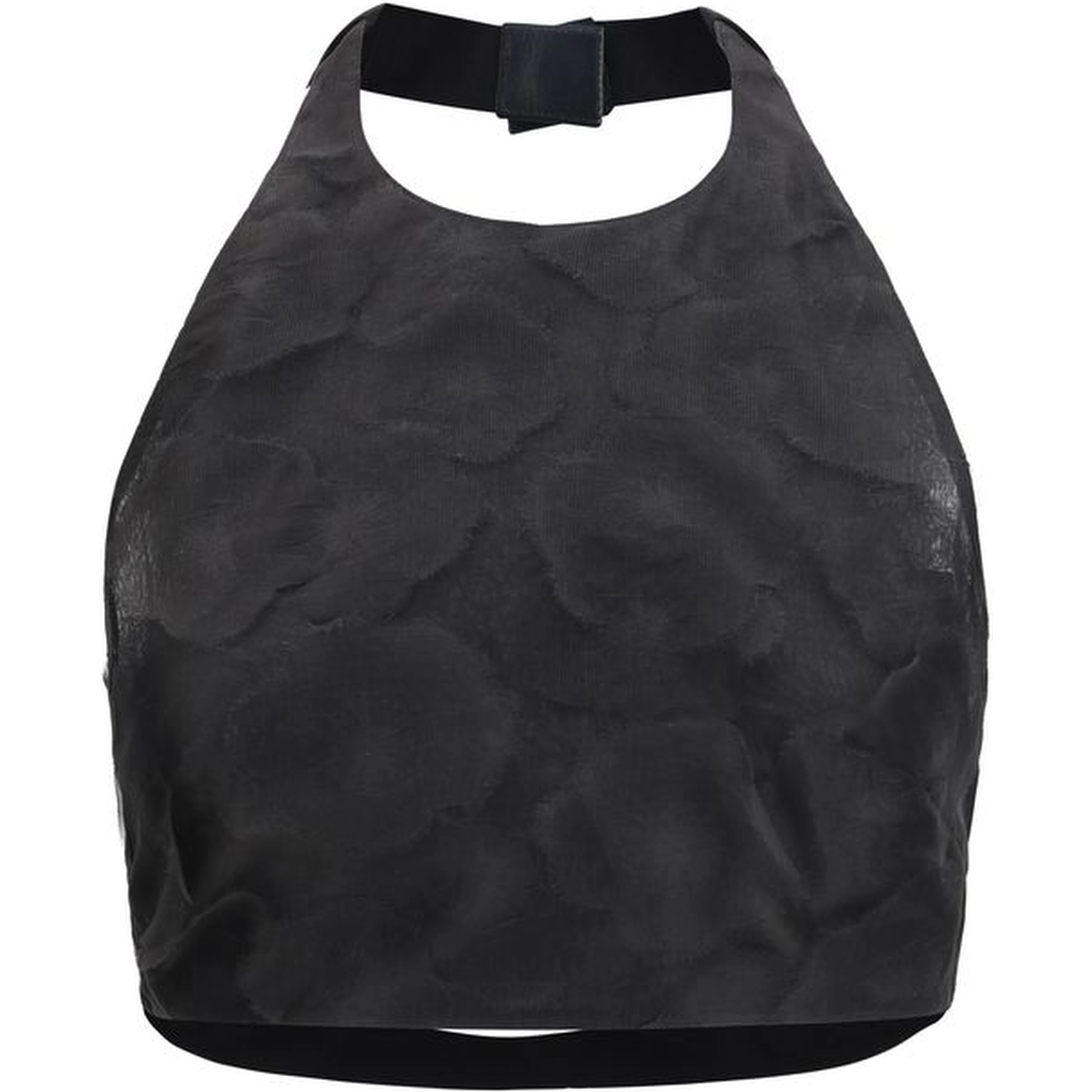 Black Silk Pattern Shirt