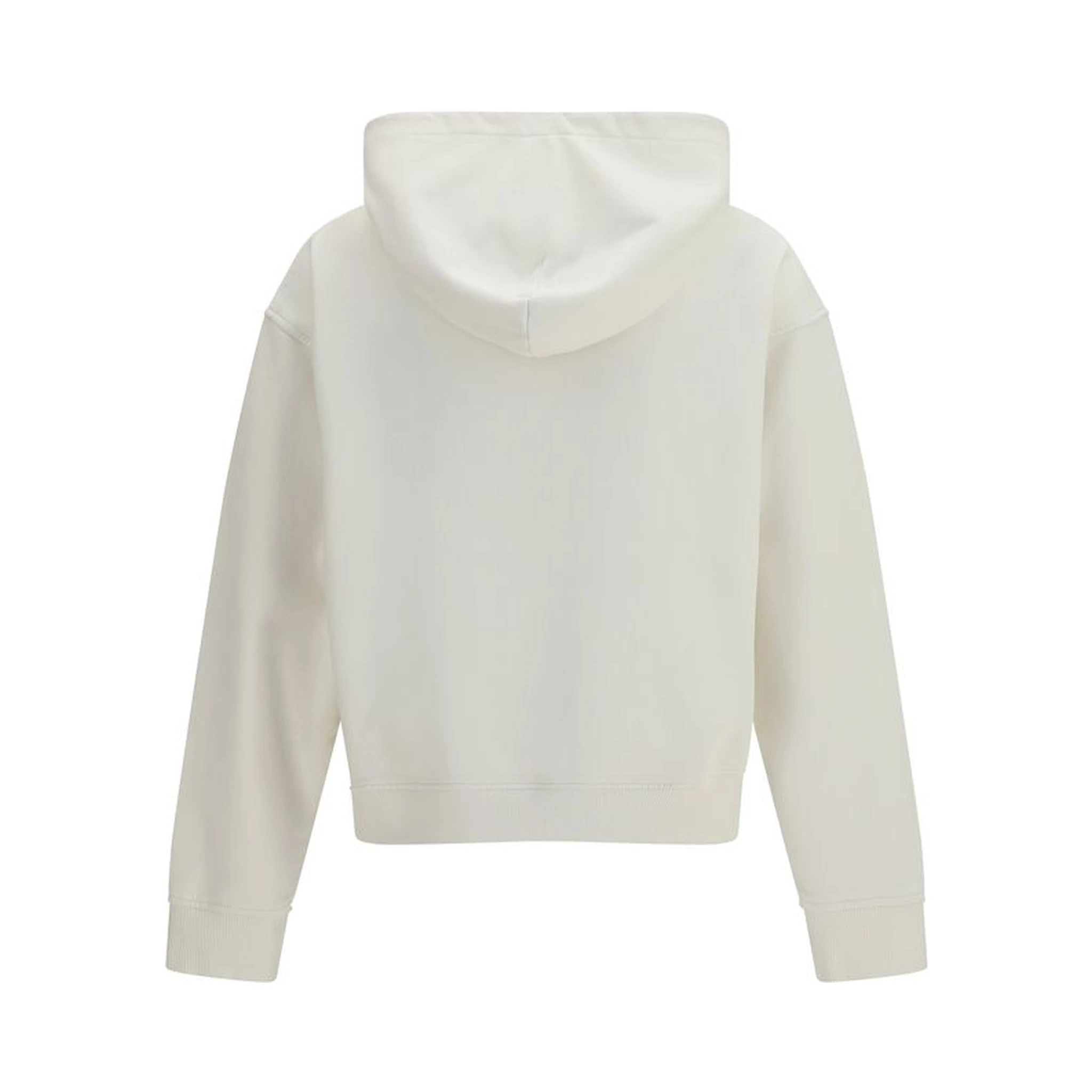 سويت شيرت قطني أبيض